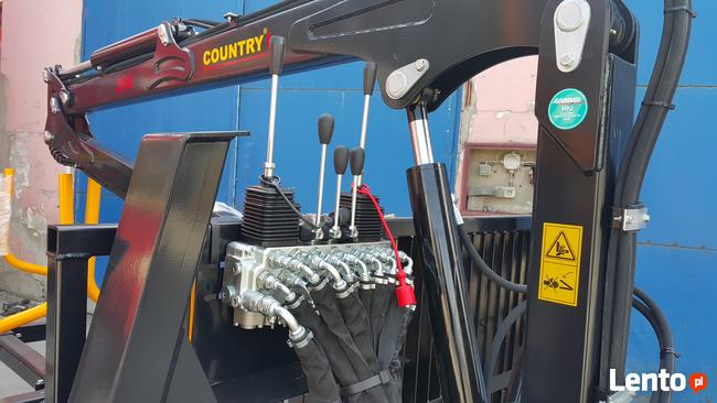 ŻURAW LEŚNY 4,1m HDS Country do drewna Chwytak Rozdzielacz