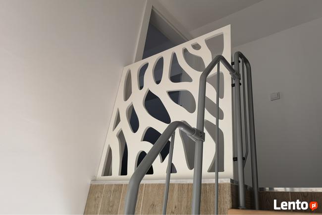 Balustrada Ażurowa na Schody Barierka Wymiar 76x120 cm