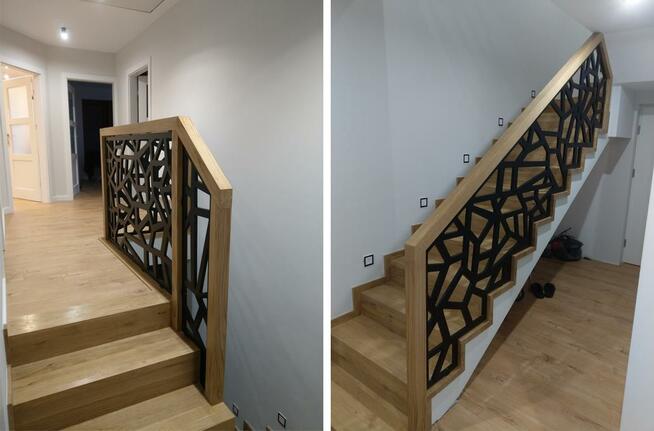 Balustrada Ażurowa na Schody Barierka Wymiar 76x120 cm