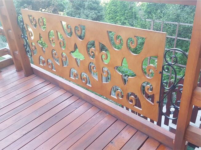 Balustrada Ażurowa na Schody Barierka Wymiar 76x120 cm