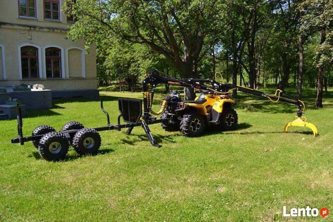 ŻURAW LEŚNY 4,1m HDS Country do drewna Chwytak Rozdzielacz