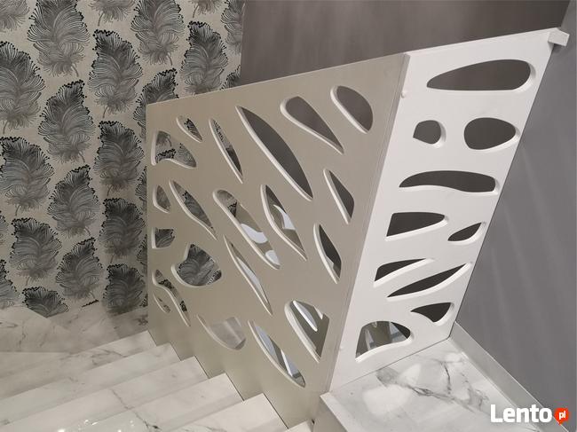 Balustrada Ażurowa na Schody Barierka Wymiar 76x120 cm