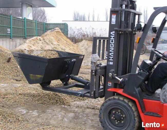 Szufla hydrauliczna 0,45m3 montowana na widłach