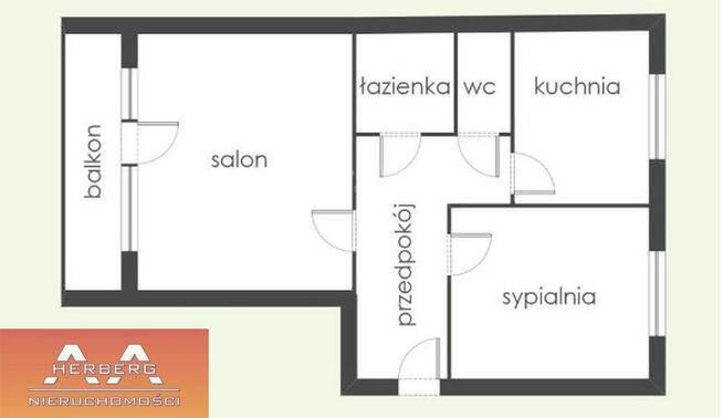 M3Chojny pełen rozkład balkon do wprowadzenia dobra cena