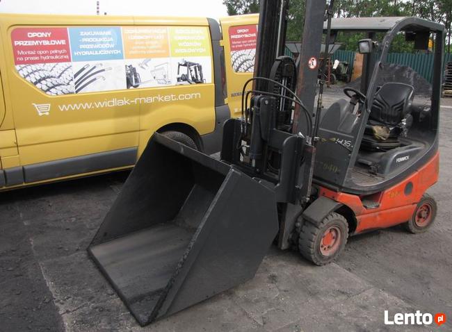 Szufla hydrauliczna 0,6m3 montowana na karetce