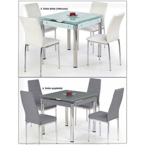 ROZKŁADANY STÓŁ CUBER - POPIELATY