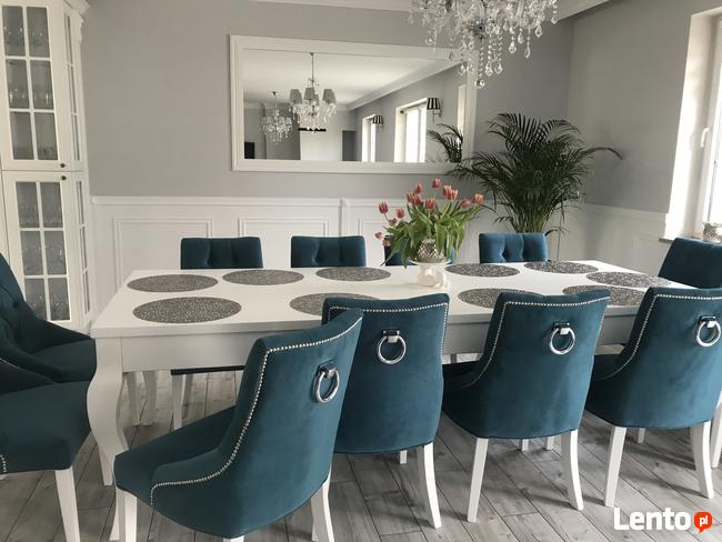 Krzesło hampton chesterfield glamour z kołatką pikowane