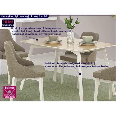 DREWNIANY STÓŁ PETRIS - BUK