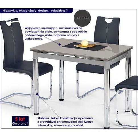 ROZKŁADANY STÓŁ PROMEX - POPIELATY