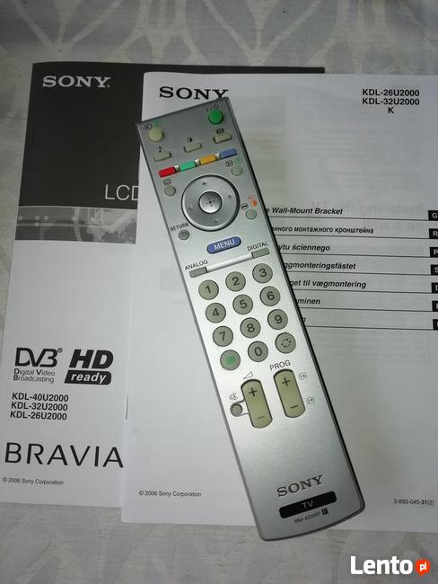 Kdl-32u2000 Kdl-32u2000