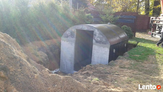 ziemianka piwnica betonowa.ogrodowa