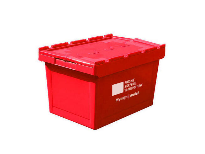 Pojemniki plastikowe PST, transportowe 60x40x40 cm – wynajem