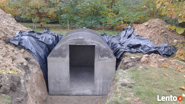 ziemianka piwnica betonowa.ogrodowa