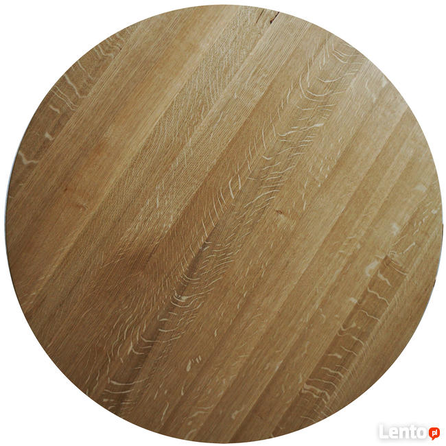 Nowy drewniany Stół okrągly dąb lity