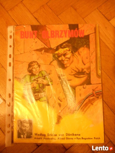 Bunt olbrzymów.Komiks stary.