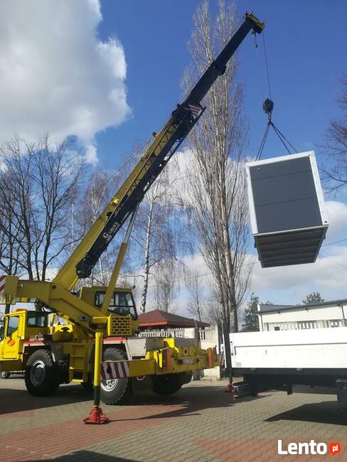 WYNAJEM DŹWIGÓW ŻURAWI USŁUGI DŹWIGAMI ZDUŃSKA WOLA SIERADZ