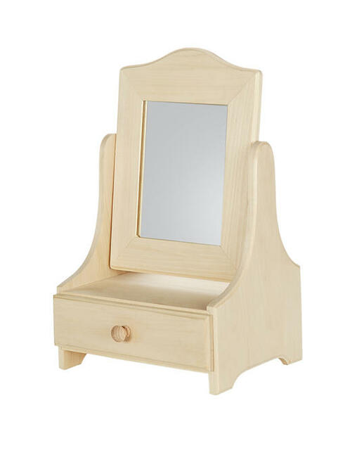 Toaletka-decoupage, galanteria drewniana,