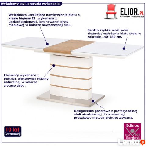 STÓŁ ROZKŁADANY KORSO - BIAŁY