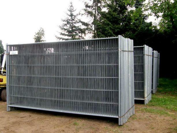 Ogrodzenie Tymczasowe na budowę KOMPLET Stopa beton + obejma