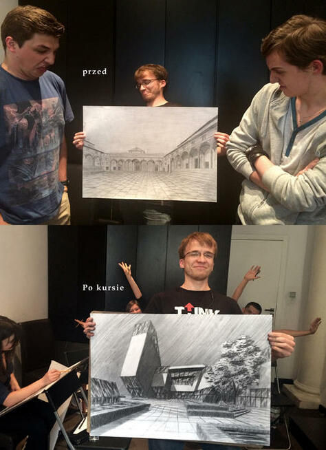 Kurs rysunku Kraków, plenery w wakacje