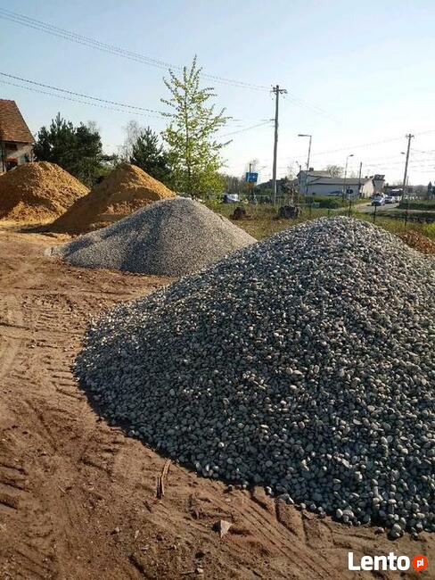 Transport Koparka Kruszywa Ziemia Piasek Budowa Wyburzenia