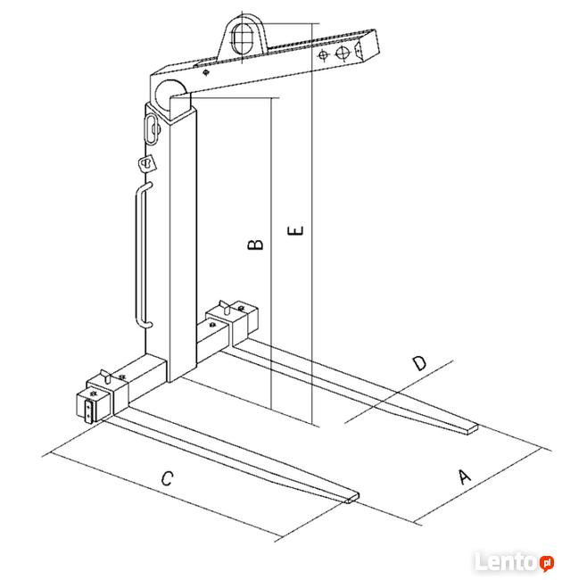 WIDŁY DO PALET SAMOPOZIOMUJĄCE HDS-2,o T. PRODUCENT