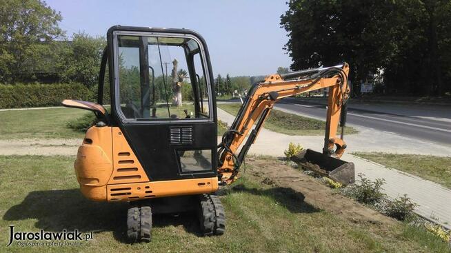 Usługi wynajem minikoparka koparka gąsienicowa miniładowarka