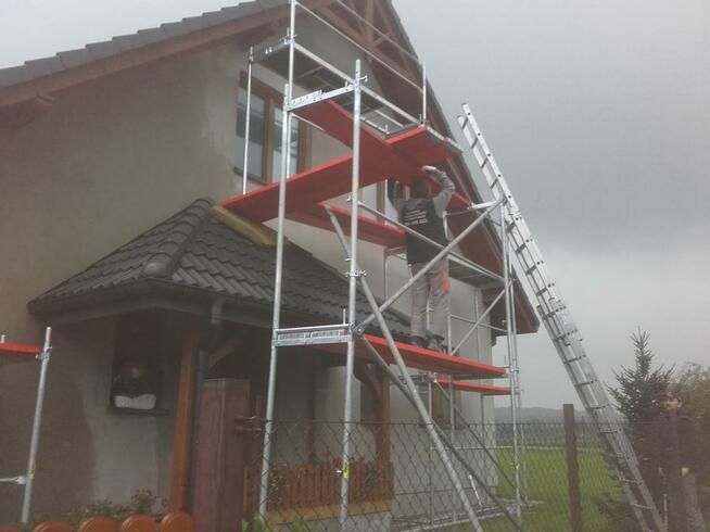 Rusztowania elewacyjne plettac