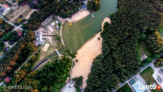 domek letniskowy kazdy na osobnej ogrodzonej działce