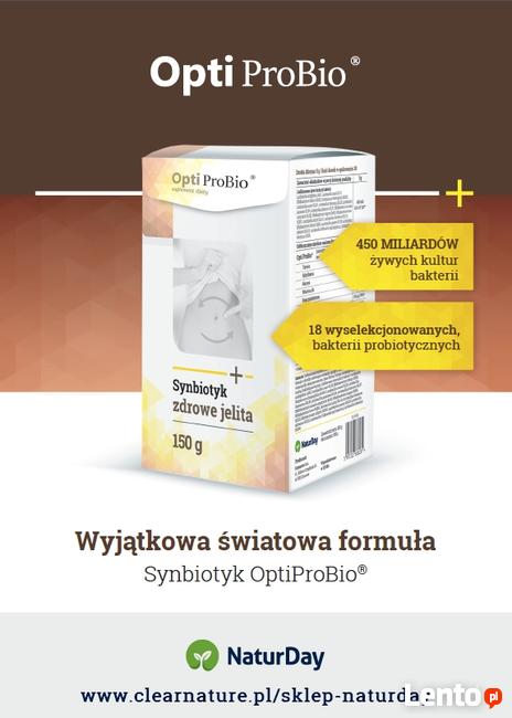 Probiotyk OptiProBio - 450 mld bakterii prob. z 18 szczepów