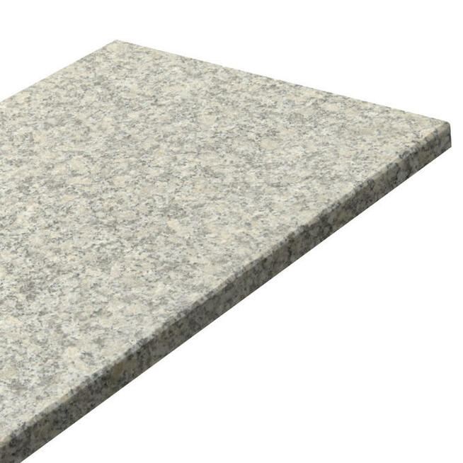 Stopień Granitowy Jasnoszary G602 Płomieniowany 150x33x3cm