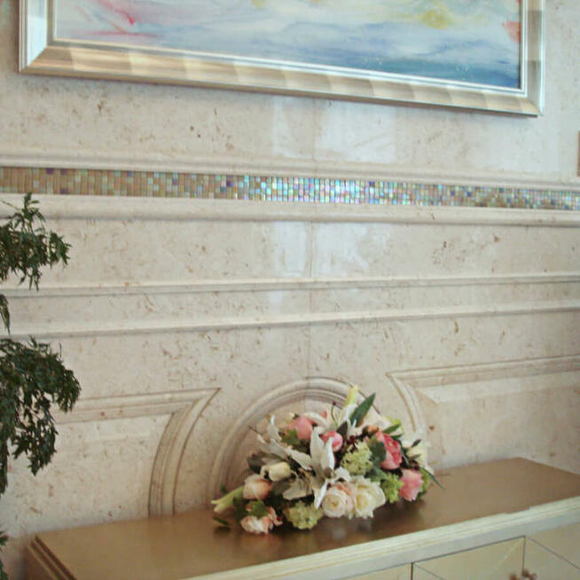 Płytki Wapień Emelas Beige polerowany 61x30,5x1,2