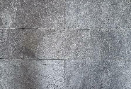 płytka kamienna łupek kwarcowy Silver Grey 30x10x0,8-1,3 cm