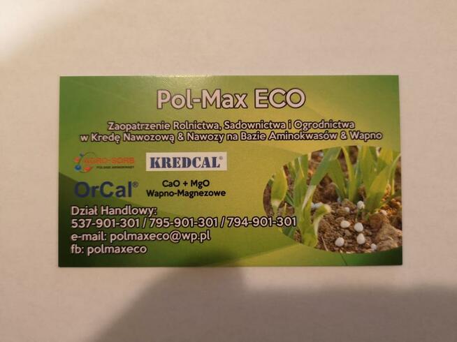 Nawóz wapniowy Kreda Granulowana 100% ECO -cała Polska