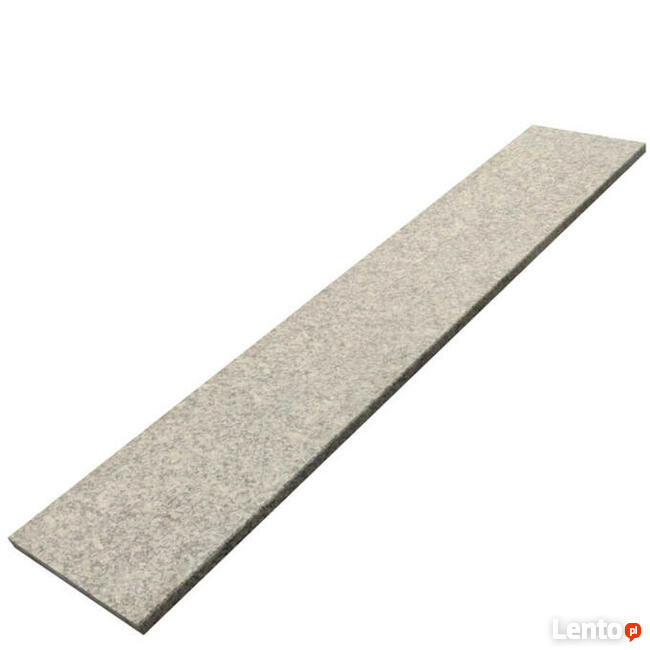 Stopień Granitowy Jasnoszary G602 Płomieniowany 150x33x3cm