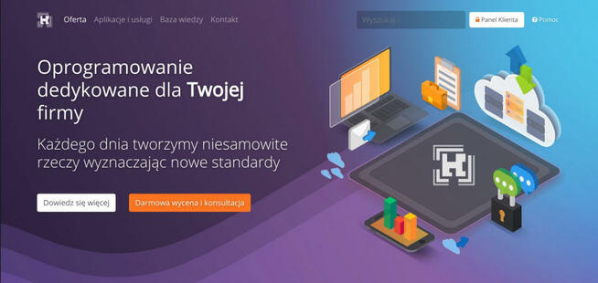 Strony internetowe, oprogramowanie dedykowane, administracja