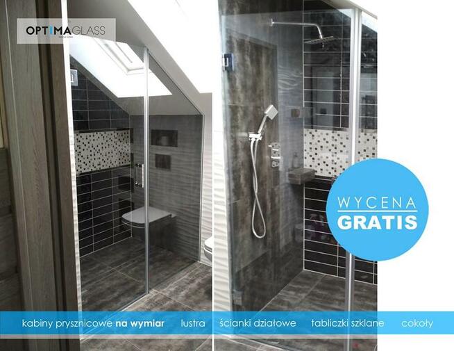 kabiny prysznice zabudowy na wymiar walk in ścianki działowe