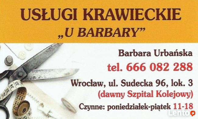 Usługi krawieckie, pogotowie krawieckie, krawcowa, krawiec