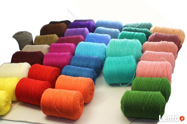 Wyprzedaż TANIO Włóczka przędza wełna, moher, bawełna len