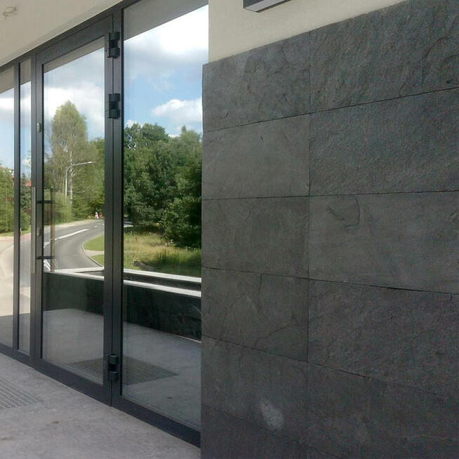 Płytki Łupek Szary Połyskujący 30x10x1,2cm