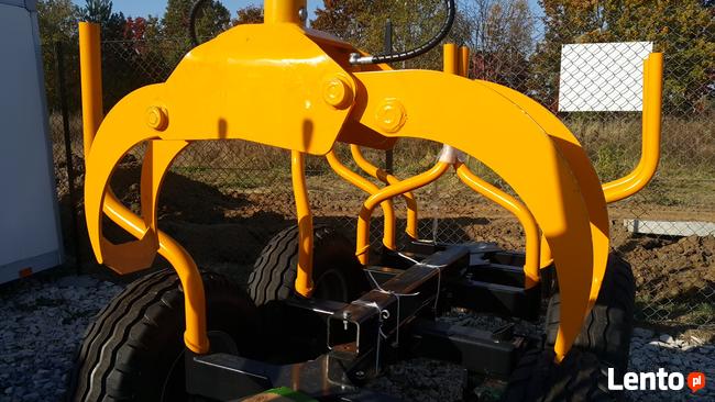 ŻURAW 5,5m Dźwig wysuw 1.3m Zaczep do Przyczepy Leśnej i TUZ