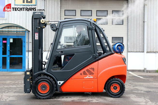 4 tonowy wózek widłowy używany gazowy widlak LINDE LPG UDT