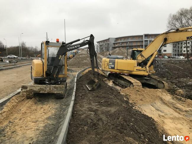 Usługi Wynajem Minikoparki Minikoparka Koparka VOLVO 3T