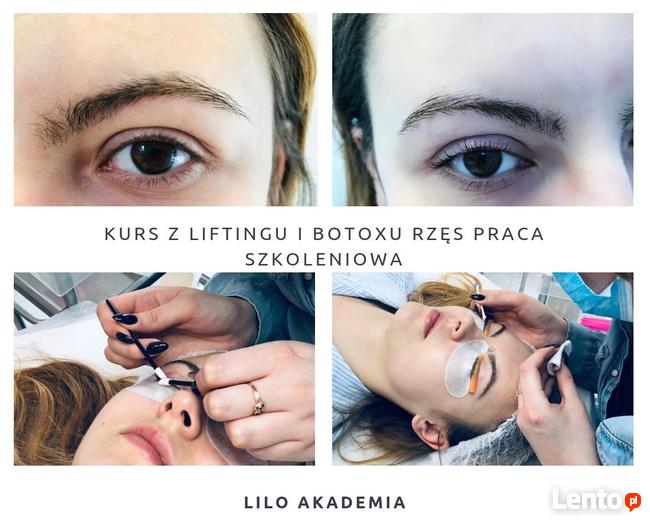 Kurs kosmetyczny Lifting i Botox Rzęs Laminacja Rzęs