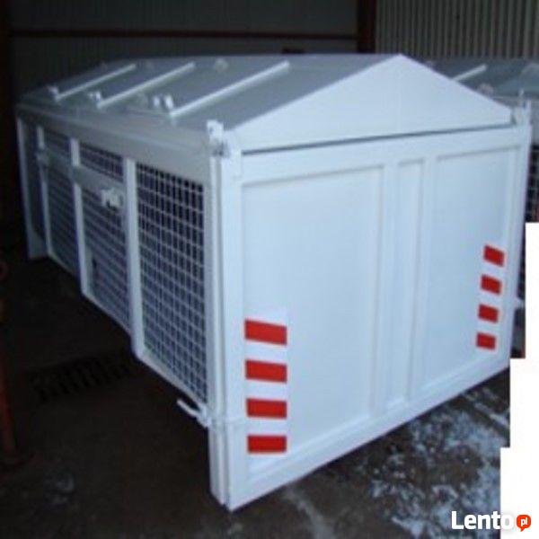 kontenery KP-7 zamknięte siatkowe