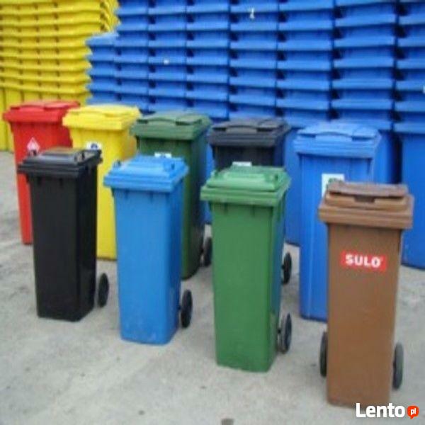 Pojemniki na odpady 120l, nowe