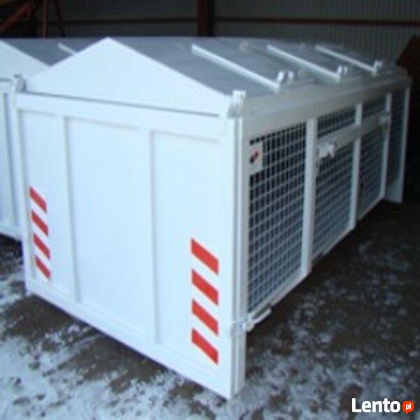 kontenery KP-7 zamknięte siatkowe