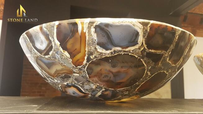 Lux Panel dekoracyjny z agatów Blue Lace do podświetlenia