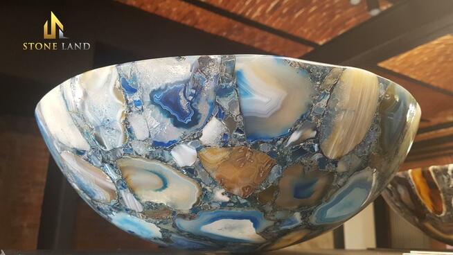 Lux Panel dekoracyjny z agatów Blue Lace do podświetlenia