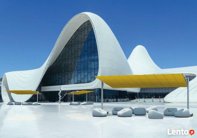 Parasol ogrodowy na 2 podstawach, modułowy Flexy Large.